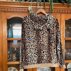 💋 NWT Blue Riot Animal Print Hoodie Plus Size Chic XXL soft & Plush Brand New